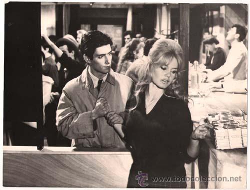 Cine: F30291D BRIGITTE BARDOT FOTO B/N ORIGINAL ESPA&Ntilde;OLA