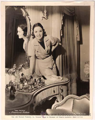 Cinema: F27950D GAIL PATRICK FOTO B/N ORIGINAL AMERICANA