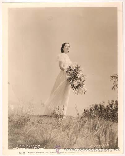 Cine: F27968D GAIL PATRICK FOTO B/N ORIGINAL AMERICANA