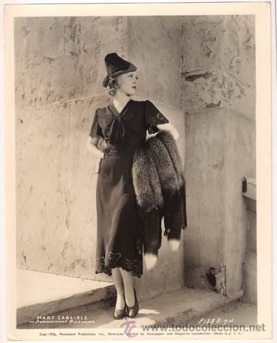 Kino: F27624D MARY CARLISLE FOTO B/N ORIGINAL AMERICANA