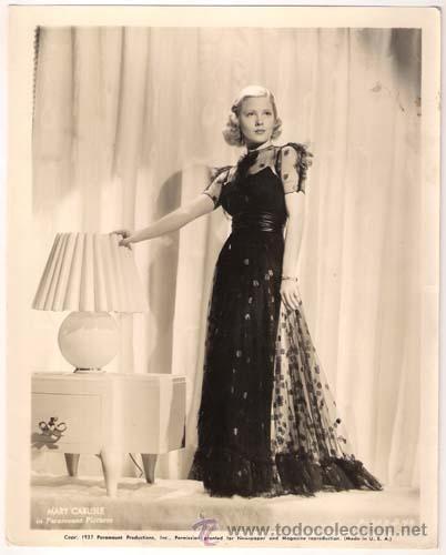 Cine: F27640D MARY CARLISLE FOTO B/N ORIGINAL AMERICANA