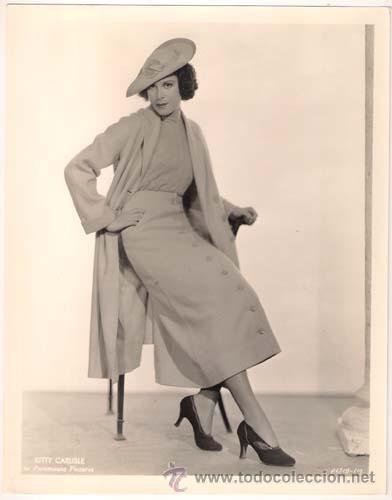 Cinema: F27997D KITTY CARLISLE PARAMOUNT FOTO B/N ORIGINAL AMERICANA