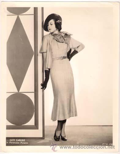 Cine: F27982D KITTY CARLISLE FOTO B/N ORIGINAL AMERICANA