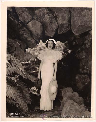 Cinema: F27984D KITTY CARLISLE FOTO B/N ORIGINAL AMERICANA