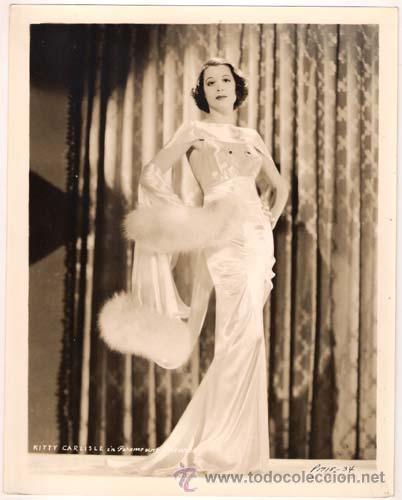 Cine: F27986D KITTY CARLISLE FOTO B/N ORIGINAL AMERICANA