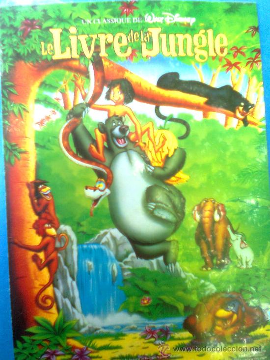 Cine: Postal francesa original Eurodisney primeros 90&acute;s - El Libro De La Selva - Disney