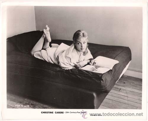 Cinema: F35409 CHRISTINE CARERE FOTO B/N ORIGINAL AMERICANA