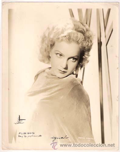Cine: F28226D GRETA GRANSTEDT FOTO B/N ORIGINAL AMERICANA