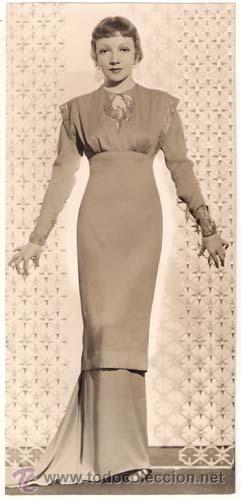Cine: F17012D CLAUDETTE COLBERT FOTO B/N ORIGINAL AMERICANA