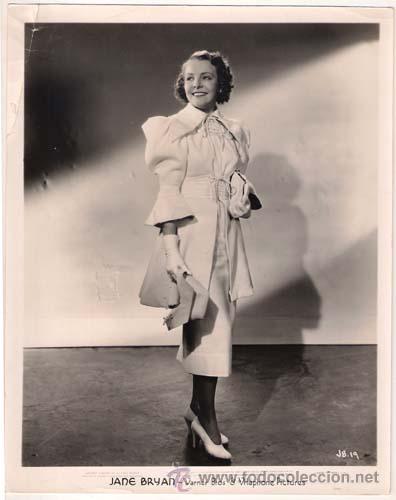 Cine: F35394 JANE BRYAN FOTO B/N ORIGINAL AMERICANA