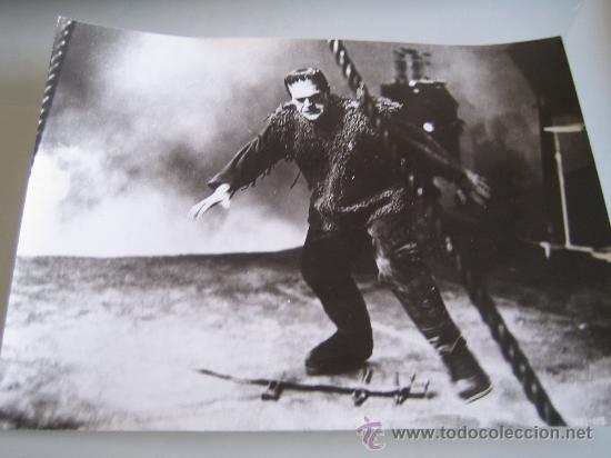 Cine: el doctor frankenstein boris karloff - 1 foto original de la reposcion