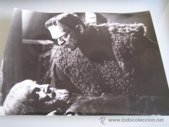 Cine: el doctor frankenstein boris karloff - 1 foto original de la reposcion