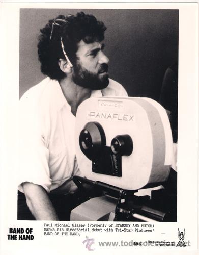 Cinema: FCJ 8356 PAUL MICHAEL GLASER LA BANDA DE LA MANO DIRECTOR FOTO B/N ORIGINAL AMERICANA