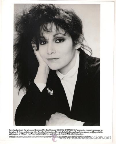 Cin&eacute;ma: FCJ 8361 AMY HECKERLING MIRA QUIEN HABLA DIRECTOR FOTO B/N ORIGINAL AMERICANA