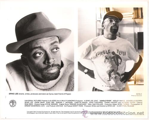 Kino: FCJ 13901 SPIKE LEE FIEBRE SALVAJE DIRECTOR FOTO B/N ORIGINAL AMERICANA