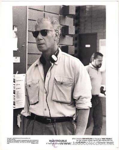 Kino: FCJ 8413 BOB RAFELSON ELLA NUNCA SE NIEGA DIRECTOR FOTO B/N ORIGINAL AMERICANA