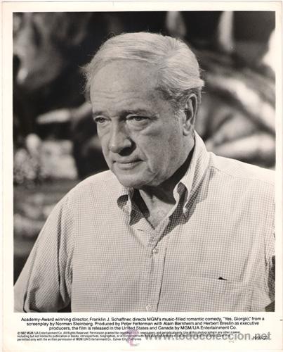 Cin&eacute;ma: FCJ 11581d FRANKLIN J. SCHAFFNER SI GIORGIO DIRECTOR FOTO B/N ORIGINAL AMERICANA