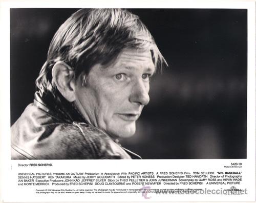 Kino: FCJ 8430 FRED SCHEPISI MR. BASEBALL DIRECTOR FOTO B/N ORIGINAL AMERICANA