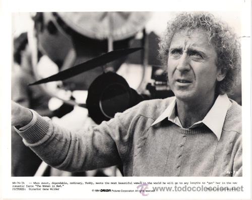 Kino: FCJ 8443 GENE WILDER LA MUJER DE ROJO DIRECTOR FOTO B/N ORIGINAL AMERICANA