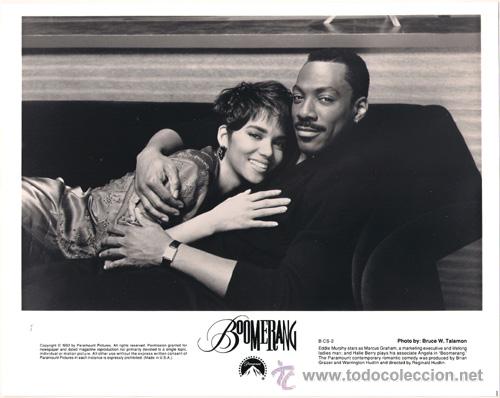 Cin&eacute;ma: FCJ 8482 EDDIE MURPHY HALLE BERRY BOOMERANG EL PRINCIPE DE LAS MUJERES FOTO B/N ORIGINAL AMERICANA