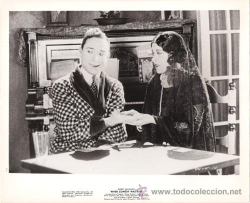 Cin&eacute;ma: FCJ 8486 HARRY LANGDON WHEN COMEDY WAS KING MOTO FOTO B/N ORIGINAL AMERICANA