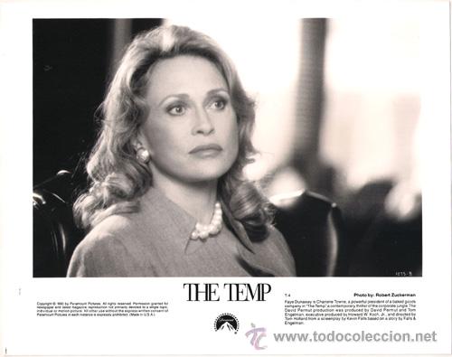Cin&eacute;ma: FCJ 8493 FAYE DUNAWAY THE TEMP FOTO B/N ORIGINAL AMERICANA