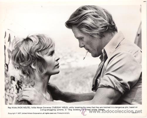 Cin&eacute;ma: FCJ 8505 NICK NOLTE TUESDAY WELD NIEVE QUE QUEMAFOTO B/N ORIGINAL AMERICANA