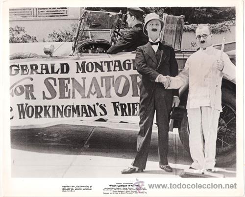 Cin&eacute;ma: FCJ 14105D DICK TURPIN WHEN COMEDY WAS KING FOTO B/N ORIGINAL AMERICANA
