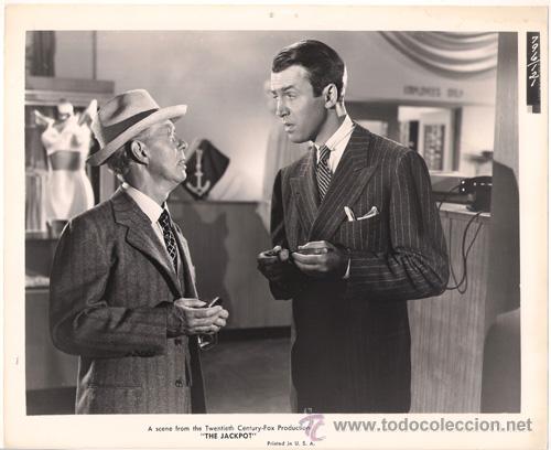 Cine: FCJ 13907D JAMES STEWART CUIDADO CON LOS INSPECTORES FOTO B/N ORIGINAL AMERICANA