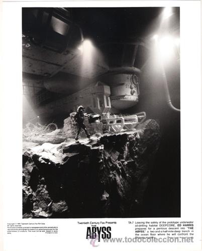 Cin&eacute;ma: FCJ 8554 ED HARRIS ABYSS FOTO B/N ORIGINAL AMERICANA