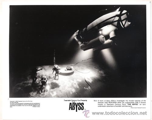 Cine: FCJ 8555 ABYSS FOTO B/N ORIGINAL AMERICANA