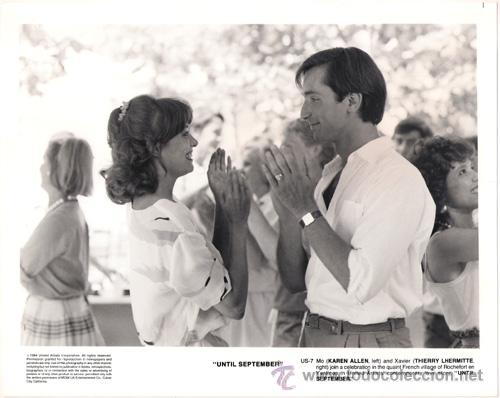 Kino: FCJ 8573 KAREN ALLEN THIERRY LHERMITTE UN AMANTE FRANCES FOTO B/N ORIGINAL AMERICANA