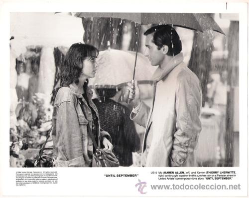 Cin&eacute;ma: FCJ 8574 KAREN ALLEN THIERRY LHERMITTE UN AMANTE FRANCES FOTO B/N ORIGINAL AMERICANA
