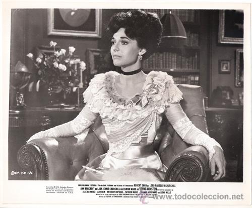 Cine: FCJ 8600 ANNE BANCROFT EL JOVEN WINSTON FOTO B/N ORIGINAL AMERICANA