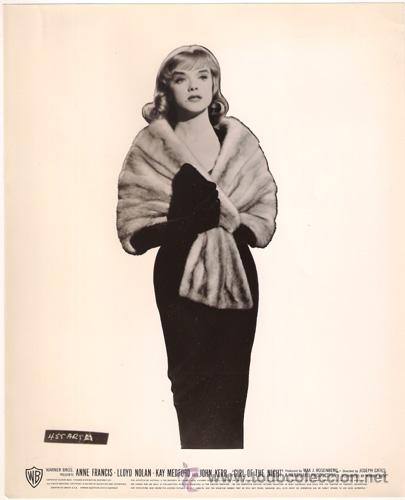 Cine: FCJ 13917D ANNE FRANCIS GIRL OF THE NIGHT FOTO B/N ORIGINAL AMERICANA