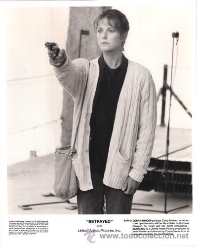 Kino: FCJ 8668 DEBRA WINGER EL SENDERO DE LA TRAICION FOTO B/N ORIGINAL AMERICANA