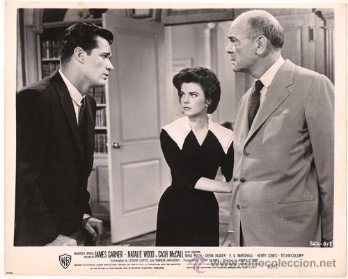 Cine: FCJ 13924D NATALIE WOOD JAMES GARNER DEAN JAGGER EL POTENTADO FOTO B/N ORIGINAL AMERICANA