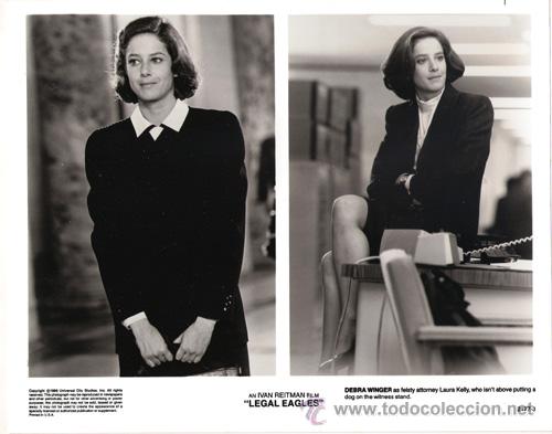 Kino: FCJ 8671 DEBRA WINGER PELIGROSAMENTE JUNTOS FOTO B/N ORIGINAL AMERICANA