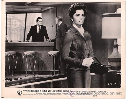 Cine: FCJ 8676 NATALIE WOOD DEAN JAGGER JAMES GARNER EL POTENTADO FOTO B/N ORIGINAL AMERICANA