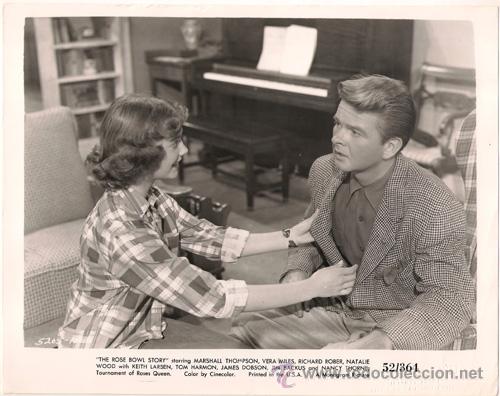 Kino: FCJ 8690 NATALIE WOOD THE ROSE BOWL STORY FOTO B/N ORIGINAL AMERICANA