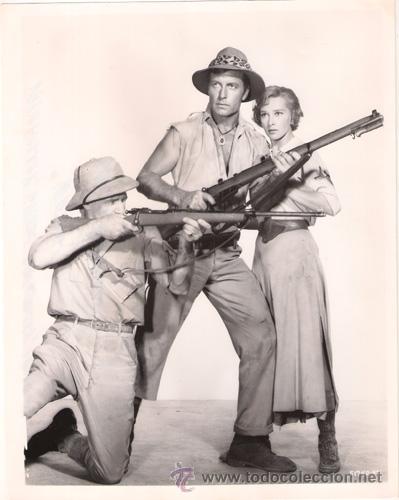Kino: FCJ 13570D DAVID FARRAR GEORGE MONTGOMERY TAINA ELG REGRESO MINAS SALOMON FOTO B/N ORIG AMERICANA