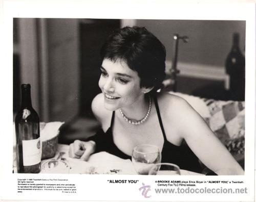 Kino: FCJ 8706 BROOKE ADAMS ALMOST YOU FOTO B/N ORIGINAL AMERICANA