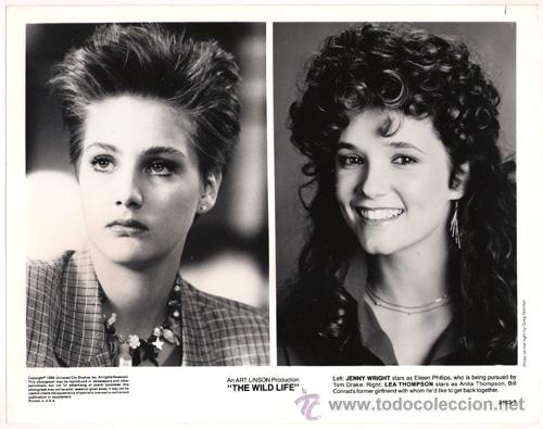 Cin&eacute;ma: FCJ 8741 JENNY WRIGHT LEA THOMPSON THE WILD LIFE FOTO B/N ORIGINAL AMERICANA