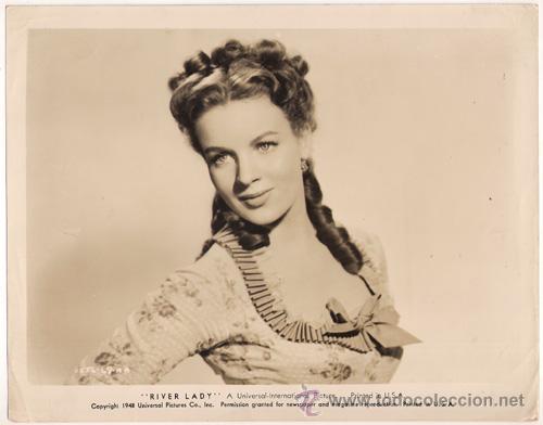 Cinema: FCJ 12677D HELENA CARTER RIO ABAJO FOTO B/N ORIGINAL AMERICANA