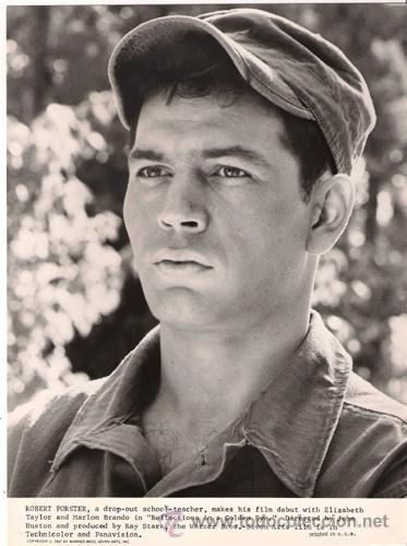Kino: FCJ 13943D ROBERT FORSTER REFLEJOS EN UN OJO DORADO FOTO B/N ORIGINAL AMERICANA