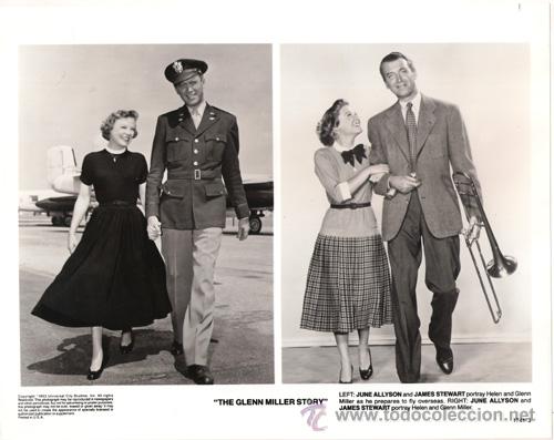 Cine: FCJ 8798 JAMES STEWART JUNE ALLYSON MUSICA Y LAGRIMAS FOTO B/N ORIGINAL AMERICANA