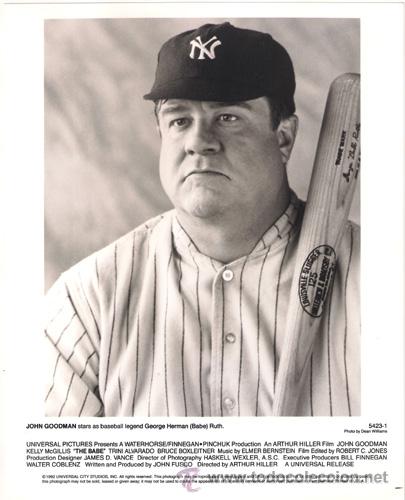 Kino: FCJ 8804 JOHN GOODMAN THE BABE BASEBALL FOTO B/N ORIGINAL AMERICANA