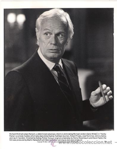 Kino: FCJ 8812 RICHARD WIDMARK HANKY PANKY UNA FUGA MUY CHIFLADA FOTO B/N ORIGINAL AMERICANA