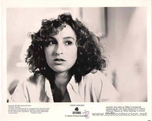 Kino: FCJ 8881 JENNIFER GREY DIRTY DANCING FOTO B/N ORIGINAL AMERICANA