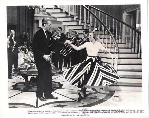 Cine: FCJ 8906 JAMES STEWART JUNE ALLYSON MUSICA Y LAGRIMAS FOTO B/N ORIGINAL AMERICANA